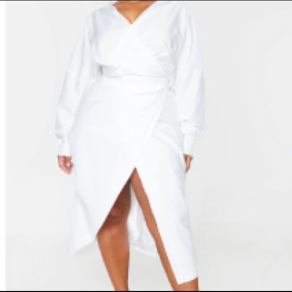 PLT WHITE DRESS- New! - Picture 2 of 2
